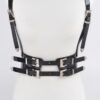 Plus-Size Faux Leather Strappy Harness