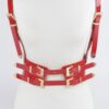 Plus-Size Faux Leather Strappy Harness