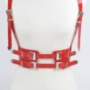 Plus-Size Faux Leather Strappy Harness