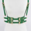 Plus-Size Faux Leather Strappy Harness
