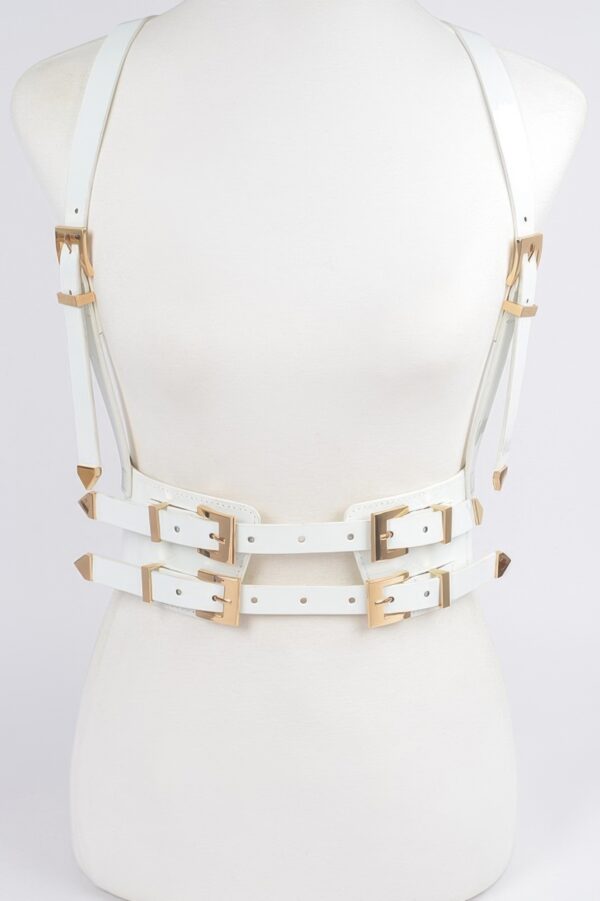 Plus-Size Faux Leather Strappy Harness