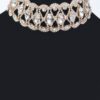 Rhinestone Collar Necklace – 14.5 inch Close-Fit