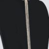 Rhinestone Collarbone Necklace – 15-inch Sparkle