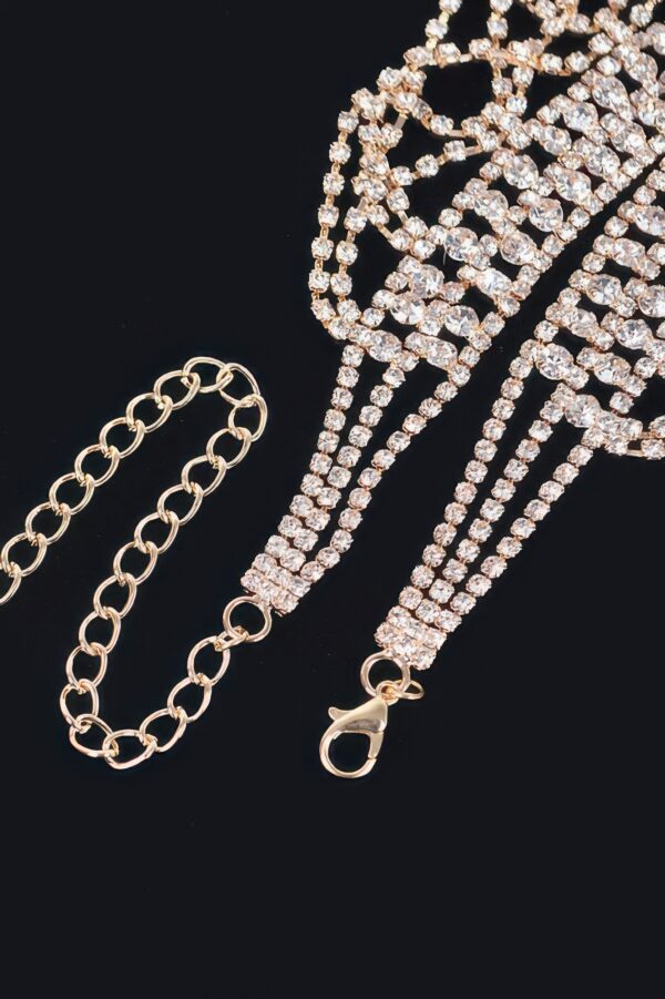 Double-Strand Rhinestone Necklace – Layered Sparkle