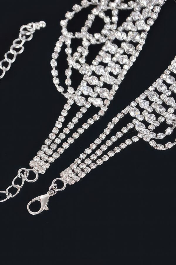 Double-Strand Rhinestone Necklace – Layered Sparkle