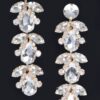 Rhinestone Drop Earrings – Extended Silhouette
