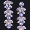 Rhinestone Drop Earrings – Extended Silhouette