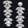 Rhinestone Drop Earrings – Extended Silhouette