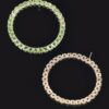 Round Rhinestone Statement Earrings – 2-Inch