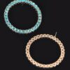 Round Rhinestone Statement Earrings – 2-Inch