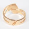 Sparkling Rhinestone Metal Spring-Hinge Cuff