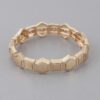 Solid Geometric Cuff Bracelet – Modern Angular Bangle