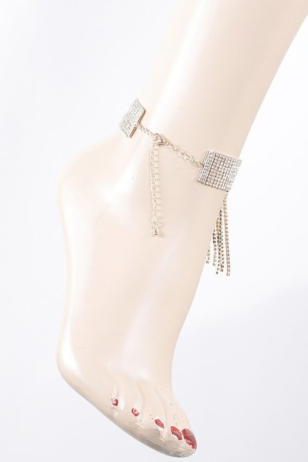 Rhinestone Tube Cuff Bracelet – Multi-Layer Stacked