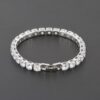 Jeweled Rhinestone Clasp Bracelet – Compact Shine