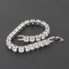 Jeweled Rhinestone Clasp Bracelet – Compact Shine