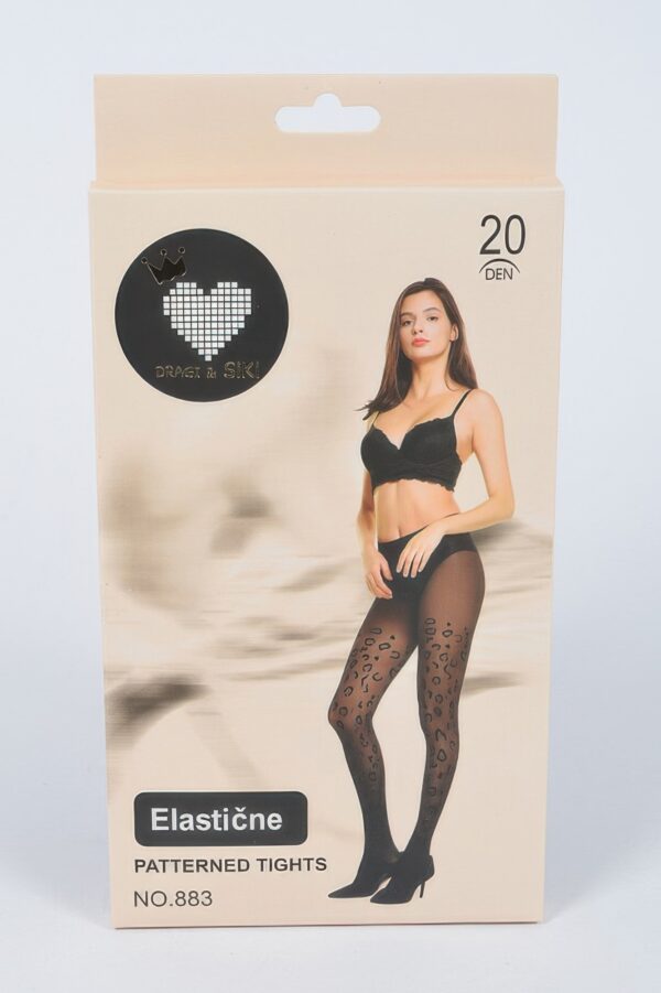 Leopard Print Stockings – Stretch Allover Animal Pattern
