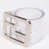 Clear PVC Waist Belt with Metal Buckle