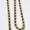 Faux Leather Oversized Chain Waist Belt