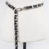 Faux Leather Oversized Chain Waist Belt