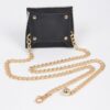 Rhinestone Mini Bag with Chain Belt Strap