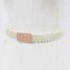 Elastic Pearl Waist Belt – PVC Stretch Accents