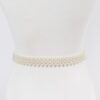 Elastic Pearl Waist Belt – PVC Stretch Accents
