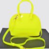 Clear-Handle PVC Crossbody Bag – Structured Mini