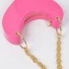 Heart-Shaped Clutch with Oversized Handle
