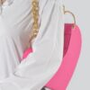 Heart-Shaped Clutch with Oversized Handle