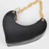 Heart-Shaped Clutch with Oversized Handle