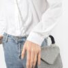 Rhinestone Single-Handle Evening Bag – Structured Sparkle