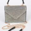 Rhinestone Single-Handle Evening Bag – Structured Sparkle