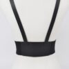 Plus-Size Multi-Buckle Harness Belt, Polyurethane & Elastic