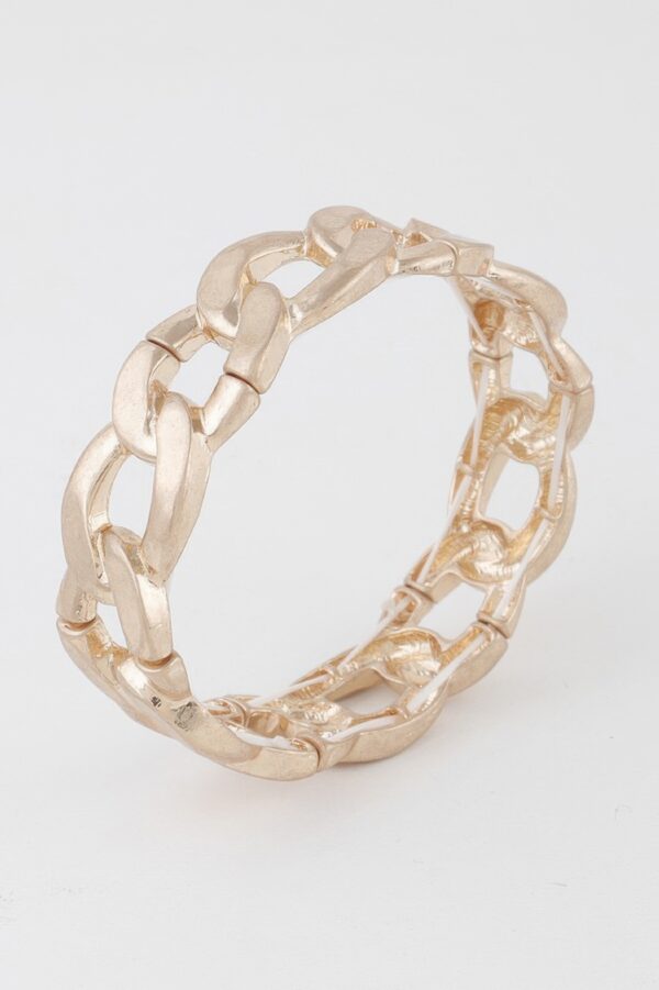 Polished Curb Chain Bracelet – Structured Link Design