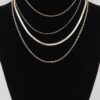 Multi Snake Chain Necklace – Polished Layered Look