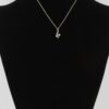 Snake Pendant Rhinestone Necklace – 16 inch Chain