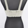 Faux Pearl Embellished Bralette – Structured Silhouette