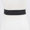 Twist-Link Cuff Elastic Belt with Metal Accent