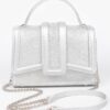 Top Handle Clutch with Hot Fix Embellishment