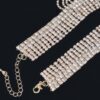 Rhinestone Fringe Necklace – Cascading Sparkle