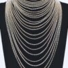 Multi-Layered Rhinestone Necklace – Layered Sparkle