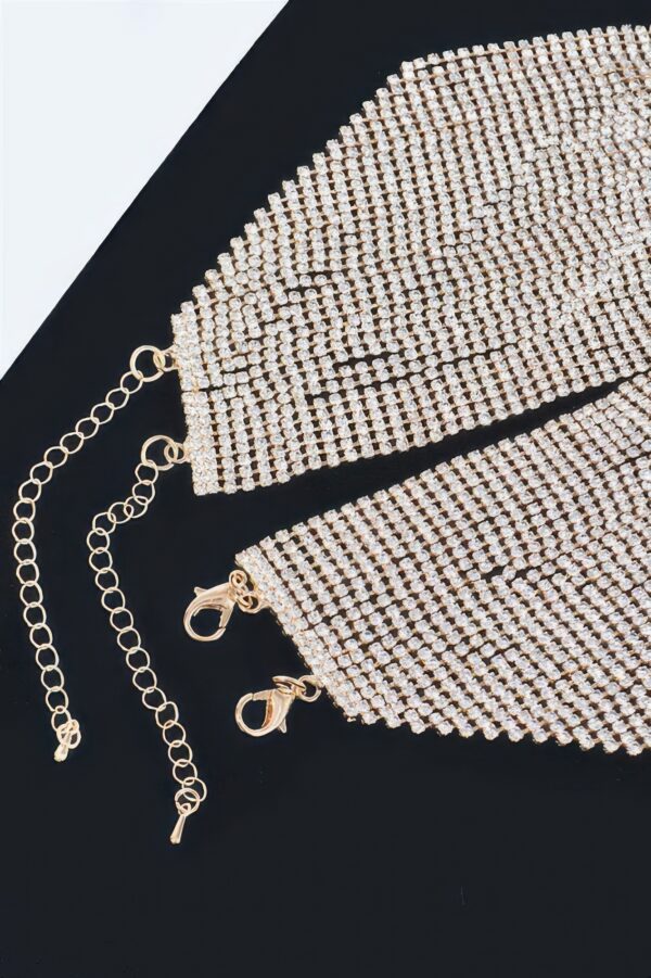 Multi-Layered Rhinestone Necklace – Layered Sparkle