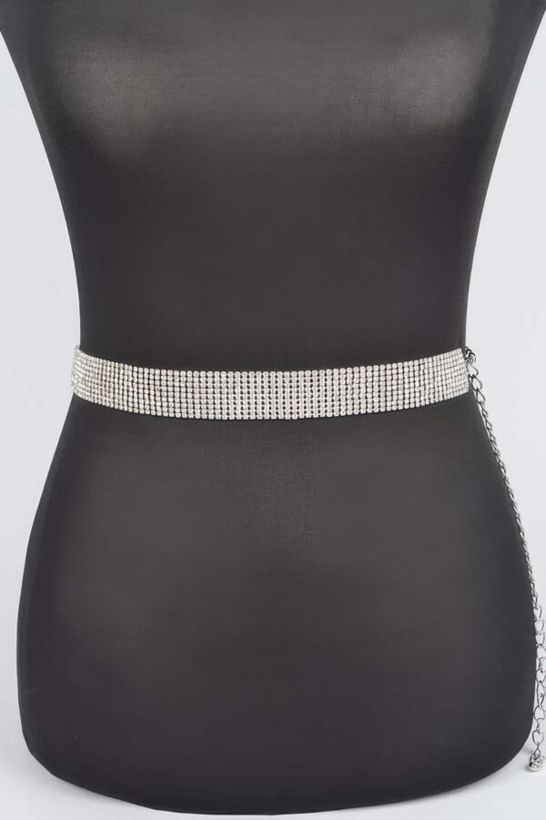 Rhinestone Belt – Slim Sparkle Waist Accent