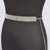 Rhinestone Belt – Slim Sparkle Waist Accent