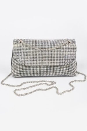 Rhinestone Party Shoulder Bag – Crystal Evening Clutch