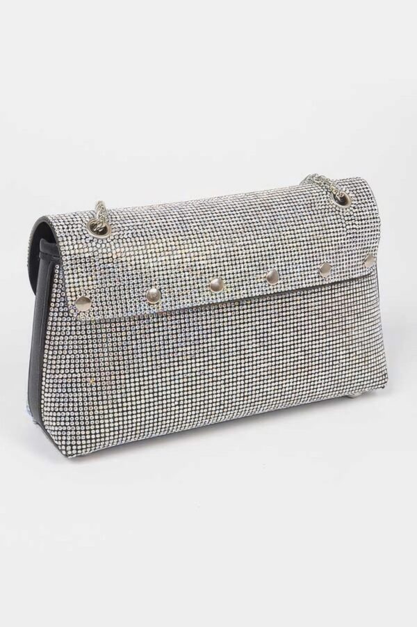 Rhinestone Party Shoulder Bag – Crystal Evening Clutch