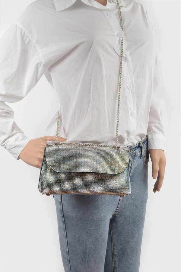 Rhinestone Party Shoulder Bag – Crystal Evening Clutch