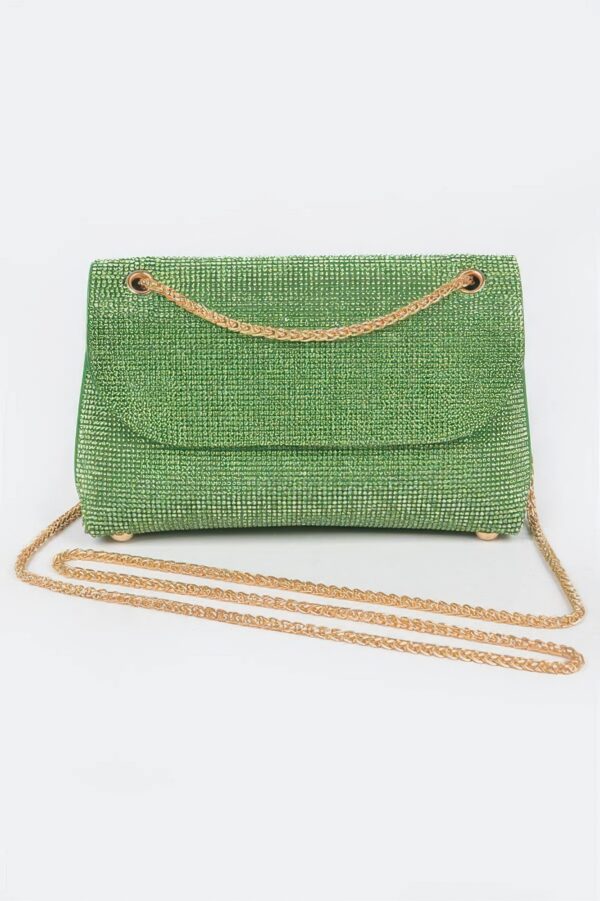 Rhinestone Party Shoulder Bag – Crystal Evening Clutch