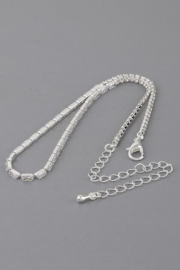 Cubic Crystal Jewel Necklace – Delicate Sparkle