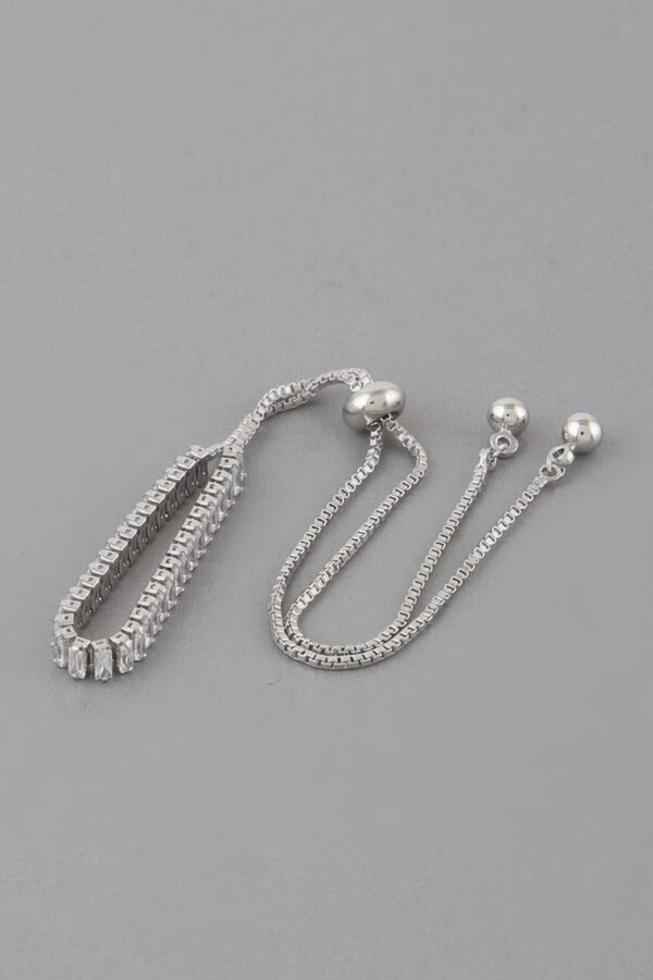 Slim Adjustable Rhinestone Bracelet – Timeless Sparkle